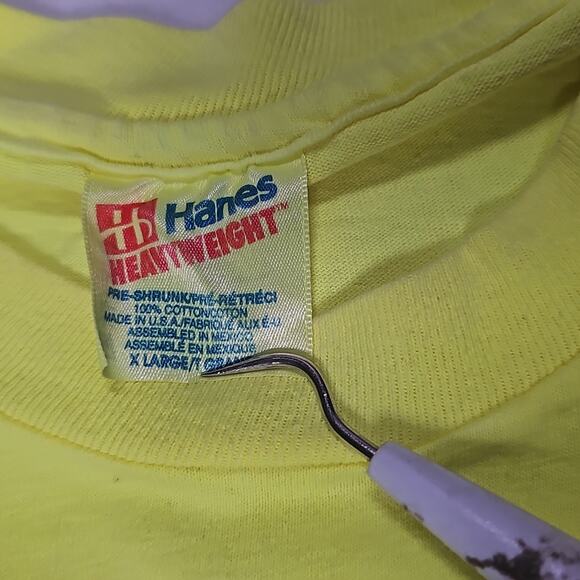 Vintage Hooters Double Sided Shirt Mens XL Arlington Single Stitch Hanes - Picture 4 of 10